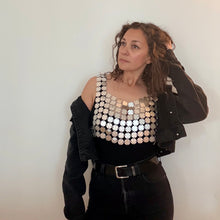 Load image into Gallery viewer, Disco Top - Silver