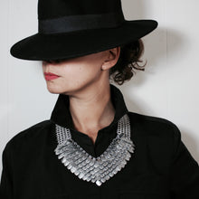 Load image into Gallery viewer, Metal Petal Necklace in Silver