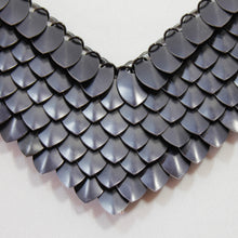Load image into Gallery viewer, Metal Petal Necklace in Black