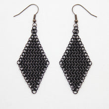 Load image into Gallery viewer, Mesh Ear Rings in Black