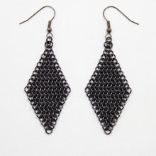 Load image into Gallery viewer, Mesh Ear Rings in Black