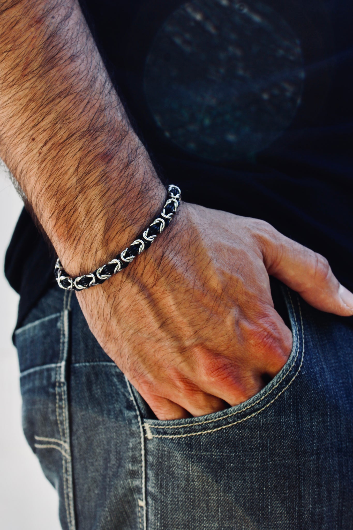 Stainless steel stretch bracelet hotsell
