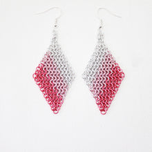 Load image into Gallery viewer, Mesh Ear Rings in Pink Fade
