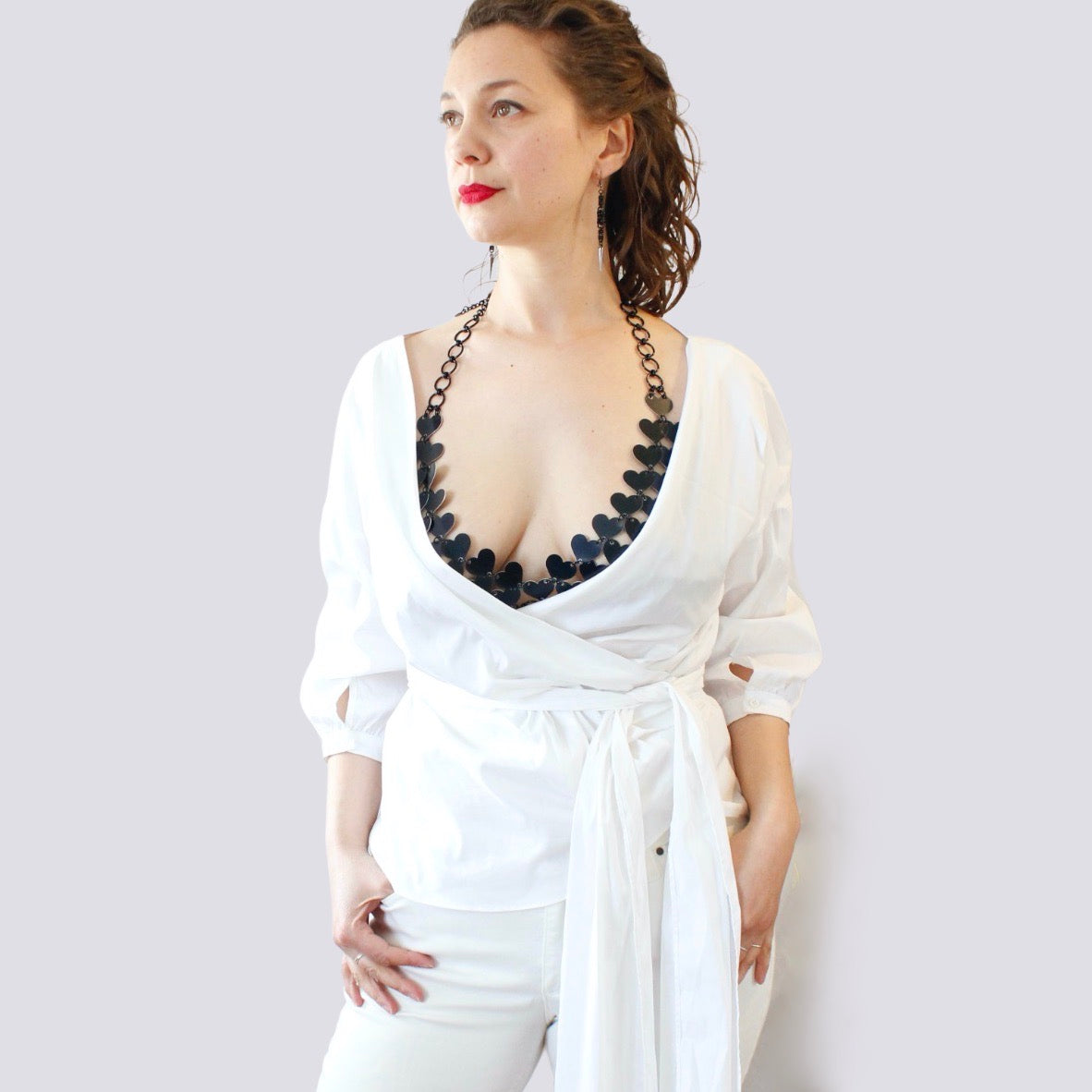 Queen of Hearts Top - Black