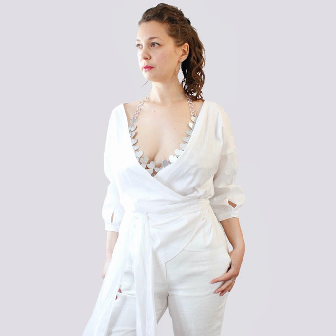 Queen of Hearts Top - Silver