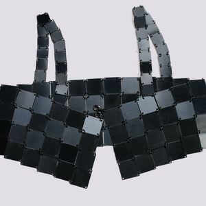 Block Crop Top - Black