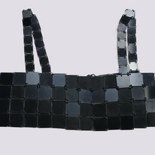 Load image into Gallery viewer, Block Crop Top - Black